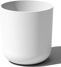 Lima Planter Made from Plastic & Concrete with Drainage Holes | Modern Décor