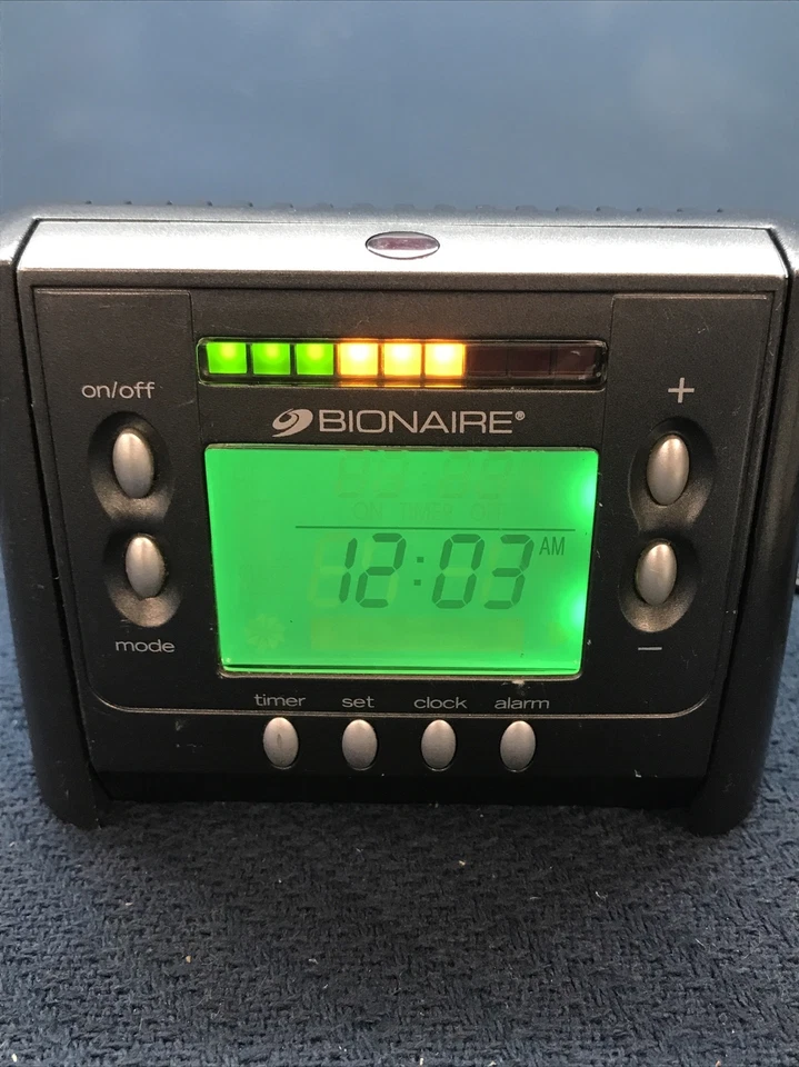 Reloj Controlador Aire Inalámbrico Repuesto Bionaire, 6072040000038, BAP1200 Foto 4 de 4