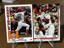 Lane Thomas 2019 Topps ROOKIE RETRO 1984 & 150th ANNIVERSARY Parallel Sp