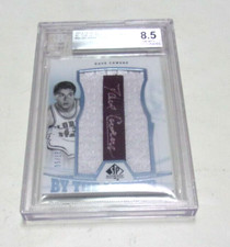 DAVE COWENS SEMINOLES 2013 UD SP LETTERMAN JERSEY PATCH AUTO 5/15 SIGNED CARD