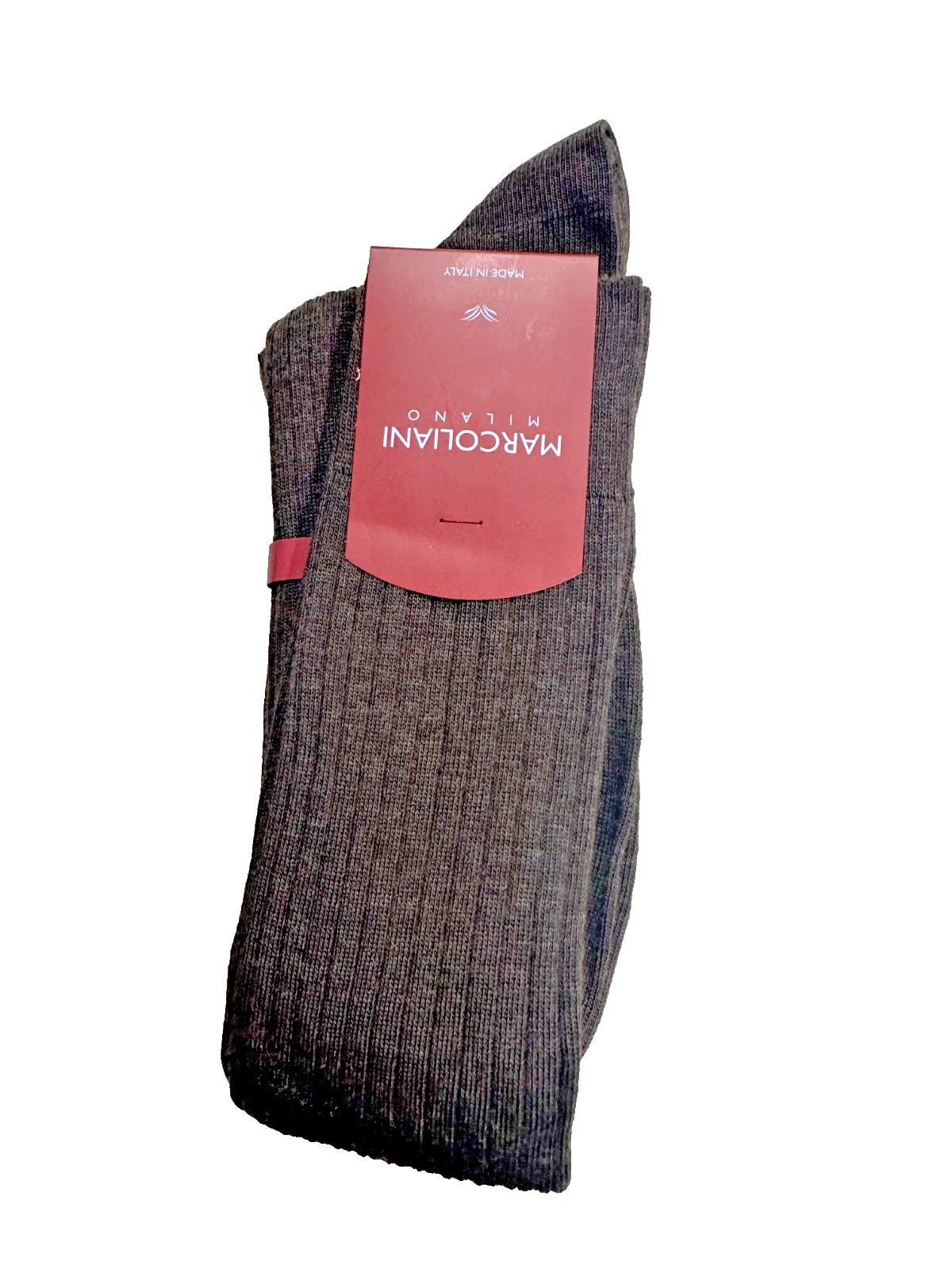 Marcoliani Milano Socks Italian Brown fine Merino Wool One Size New With Tags