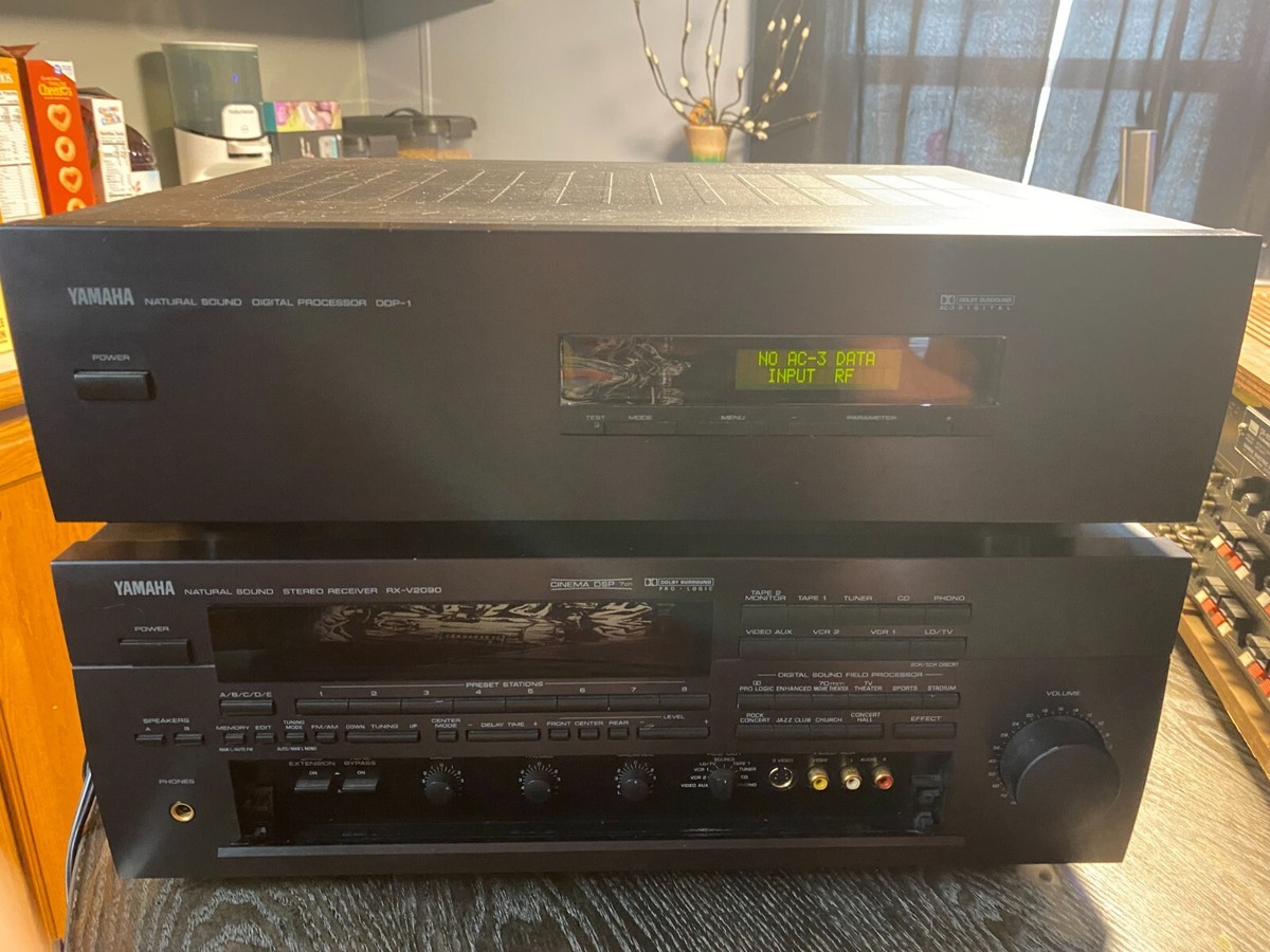 YAMAHA NNATURAL SOUND RX-V2090 RECIOEVER WITH MATCHING PROCESSOR
