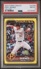 Paul Skenes 2024 Topps Update Rookie Card Yellow  /2024 PSA-8 Pirates US#288 RC