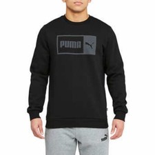 PUMA Men  s Fleece Crew Sweatshirt