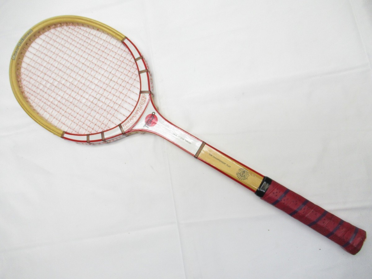 2 raquettes tennis bois vintage DUNLOP - Décoration