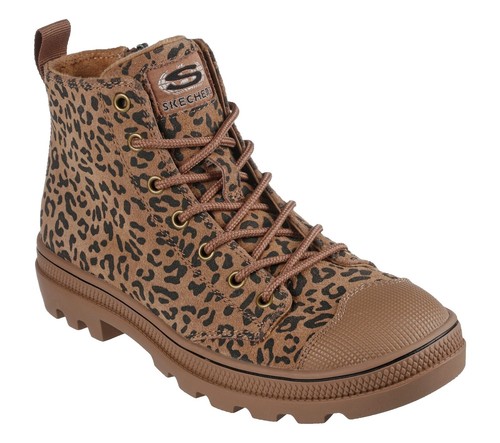 Burberry leopard high tops Burberry Logo Detail Leopard Print High-top Sneakers|8025761 main image 4