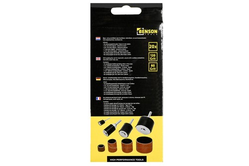 20er Schleifband & Schleifwalzen Set Bohrmaschine Schleifpapier Schleifrolle - Bild 2 von 4