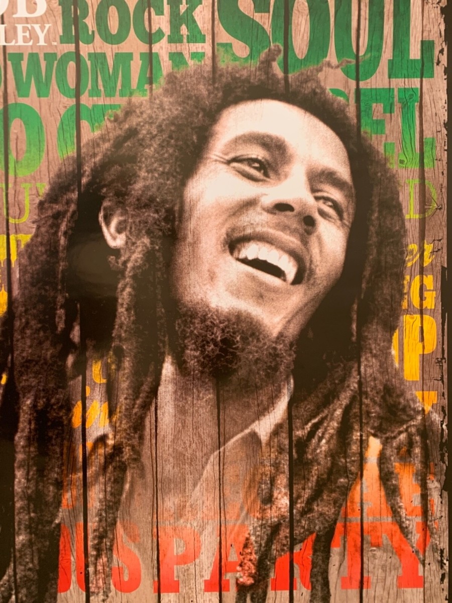 Bob Marley Vintage ポスター Bob Marley & The Wailers POSTER PRINT A3 Band Concert Wall