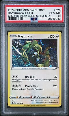 2024 POKEMON SWSH BLACK STAR PROMO #029 RAYQUAZA-HOLO PSA 10 2024 POKEMON SWSH BLACK STAR PROMO #029 RAYQUAZA-HOLO PSA 10