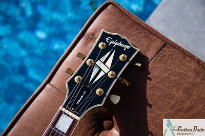 ギター Epiphone Les Paul Custom 1999 1999 Epiphone by Gibson Les Paul Custom Elite - w Open Book