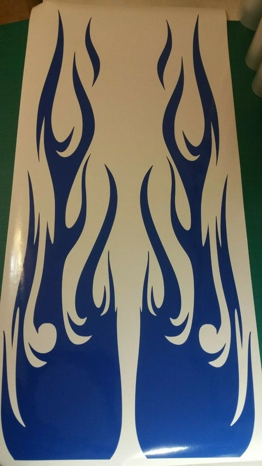 Juego de calcomanías de llama grande 12"x 50" carrocería gráfica tribal coche camión vinilo pegatina v2 Foto 2 de 4