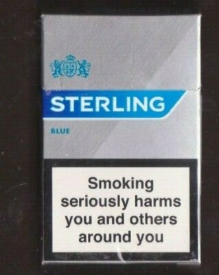 EMPTY PACKET STERLING Blue E