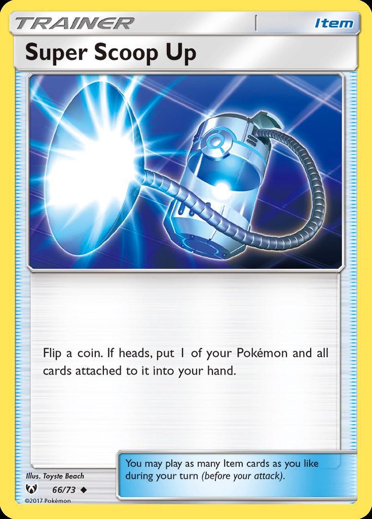 Pokemon Super Scoop Up (66/78) Shining Legends LP