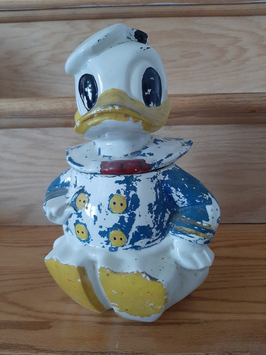 Vintage 1940's Disney Donald Duck Cookie Jar | eBay