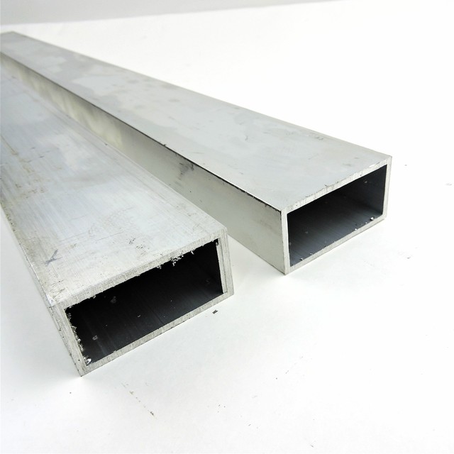 5"x2"OD Aluminum Rectangle TUBING .125" wall thickness 32" long QTY 2