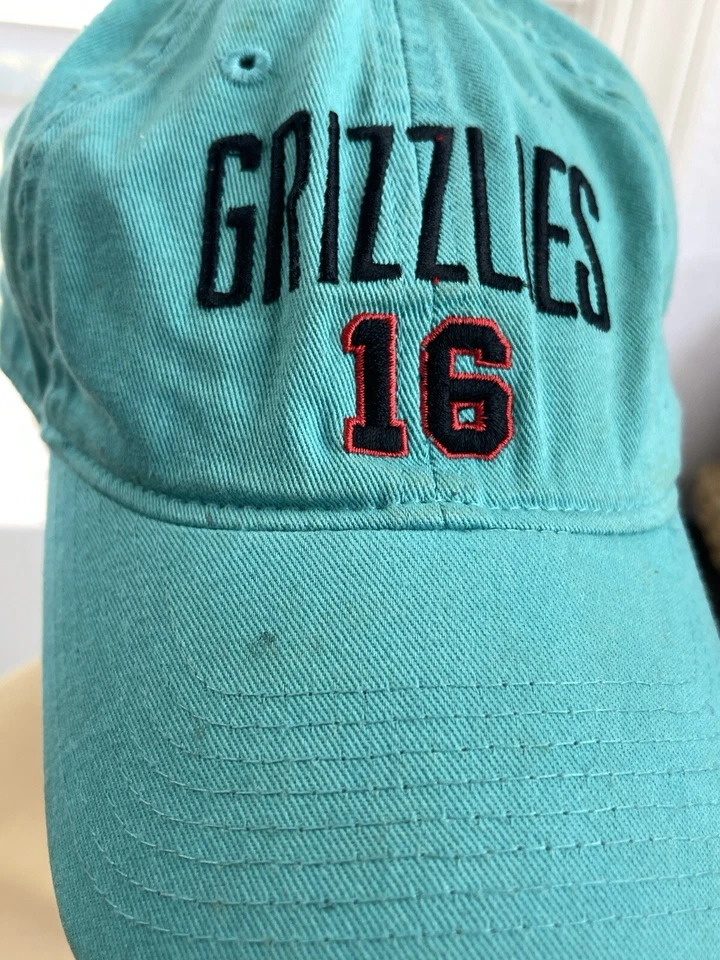 Chapéu Vintage Memphis Grizzlies Pau Gasol 16 NBA Basquete Reebok Throwback - Imagem 3 de 4