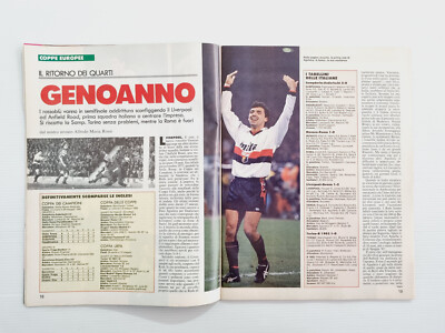 Guerin Sportivo 1992 N.13 Vialli- Con Inserto I Grandi Club Santos Pelè