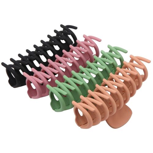 Large Hair Claw Clips for Thick Hair 4 PCS , Strong Hold Perfect for Women  | eBay