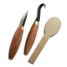 Flexcut Spoon Carving Kit, Wood Carving Knife Set for Beginners and