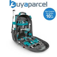 Image of Makita Professional Tool Rucksack Toolbag Backpack Tool Bag + Organiser E-15481