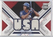 2019 Elite Extra Edition USA National Team Materials Black Riley Greene 0ey7