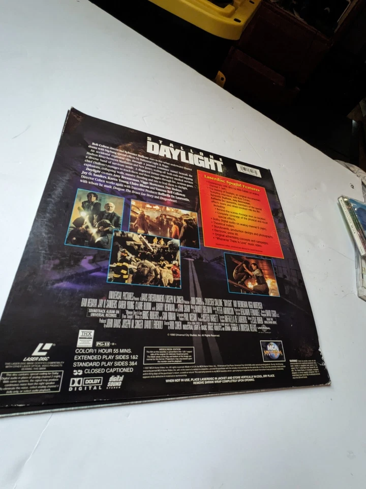 Daylight Signature Collection LaserDisc 2-Disc Set, Sylvester Stallone - Image 2 of 4