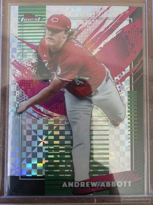 Topps Finest 2026 Andrew Abbott Green X Factor Rare #271 /99