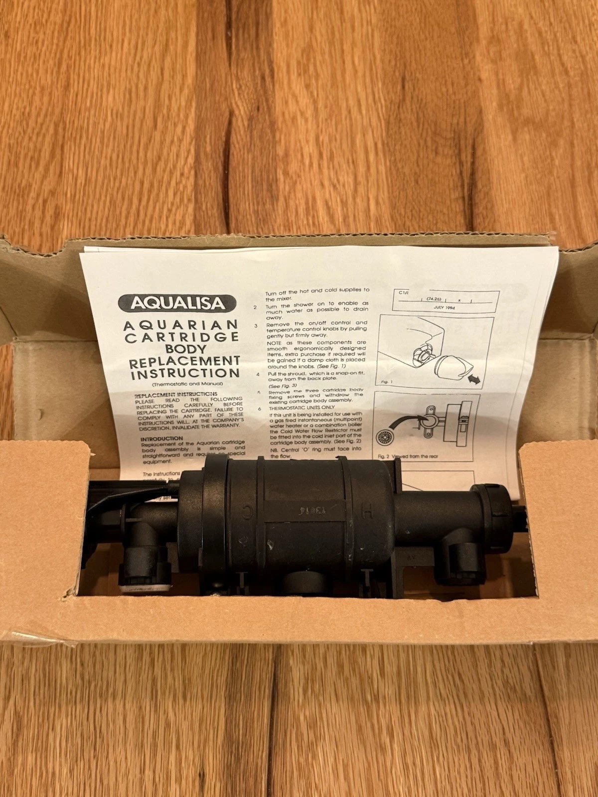 Aqualisa 164310 Aquarian Thermostatic Cartridge Body Genuine - Brand New Boxed 2