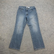 Galyan's Jeans Women's Blue 10 Petite Boot Cut 100 Cotton Denim