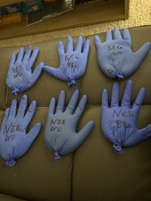 Blue glove "NeeBro" trending now
