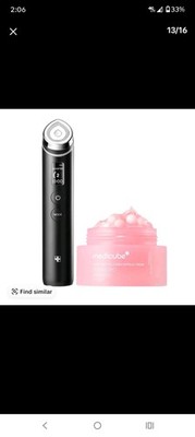 Medicube Black Booster Pro Device With PDRN Capsule Cream