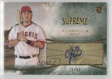 2014 Topps Supreme Simply Supreme Auto Green 26/45 CJ Cron #SSU-CC Auto i4v