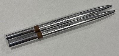 2 Dior Brow Styler Waterproof Brow Pencil 02 Chestnut NWOB