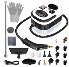 21 In 1 Steam Cleaner 2500W High Pressure Steamer For Cleaning, 99% Sterilizatio