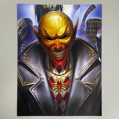 HARLEQUIN Solitaire Erben Lachender Gott Eldar Bild Poster Warhammer 40.000 40K