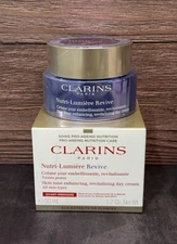 Clarins Nutri-Lumiere Revive Skin Tone Enhancing Revitalizing Day Cream 1.7oz