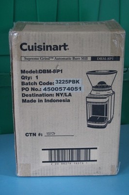 CUISINART DBM-8P1 BURR COFFEE GRINDER 120V-US NEW IN BOX
