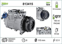 Valeo 813415 Kompressor, Klimaanlage FüR BMW