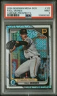 🔥PAUL SKENES 2024 Bowman Chrome Mega Box  RC Rookie PSA 9