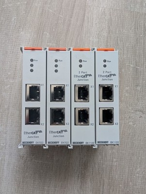 4 Stück | Beckhoff Busklemme EK1122 2-Port-EtherCAT-Abzweig Ether CAT Junction 
