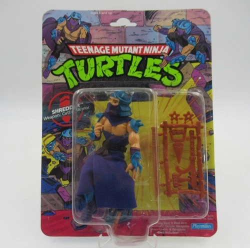 TMNT Shredder 1990 Playmates MOC Sealed Vintage Action Figure