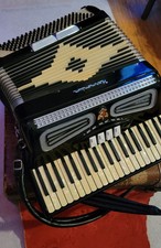 Vintage harmonium acordian z etui