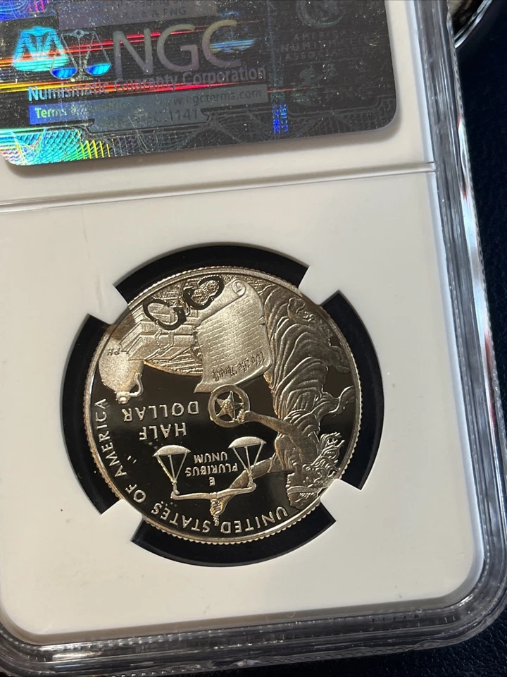 2015 S 50c US Marshals Service Coin NGC PF 69 Ultra Cameo First Day Issue - Image 4 of 4