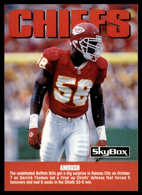 1992 SkyBox Impact Derrick Thomas Kansas City Chiefs #288