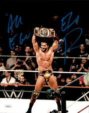 Ethan Page Signed & Inscribed WWE NXT North American Champion 8x10 Photo #4 JSA