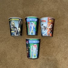 McDonalds Lego the Movie Holographic Cups Batman , 2 Vitruvius Metal Beard