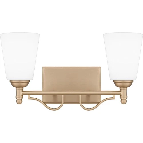 Bronze Gold Two Light Bath from the Esther Collection - Picture 1 of 5