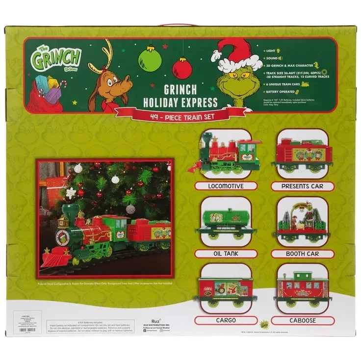 Grinch Holiday Express Train Set - Image 3 of 3