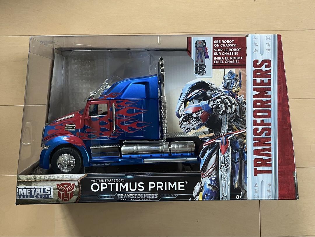TRANSFORMERS OPTIMUS PRIME ミニカー　1/24 TRANSFORMERS 5 OPTIMUS PRIME TRUCK 1/24 SCALE DIECAST CAR BY