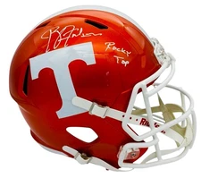Phillip Fulmer Tennessee Volunteers Signed Replica Helmet Rocky Top Beckett COA